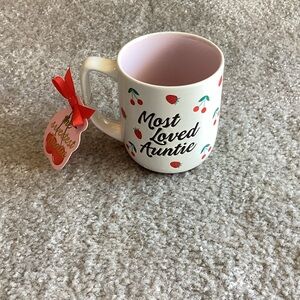 Charming Cherry Auntie Mug - Great Valentines Day Gift
